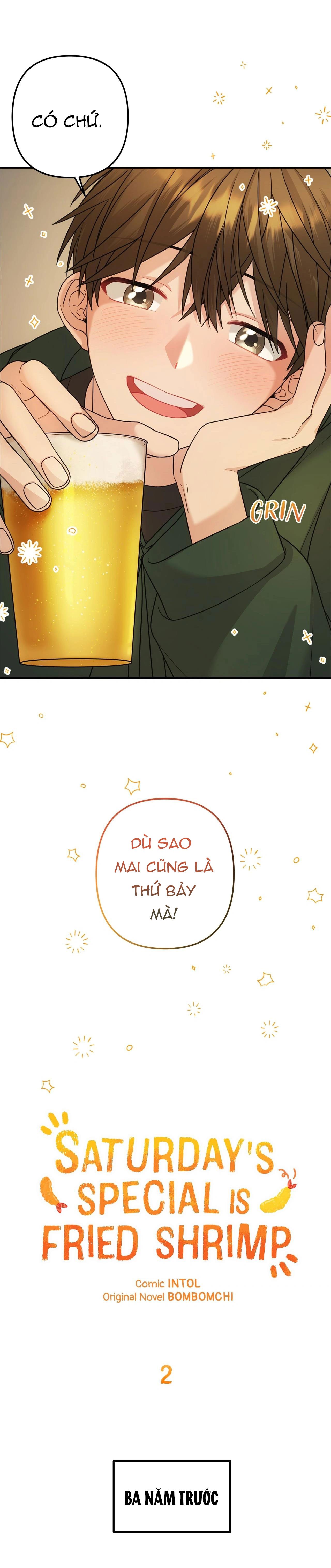 Món Đặc Biệt Thứ Bảy Là Tôm Chiên Chapter 2 - Trang 2