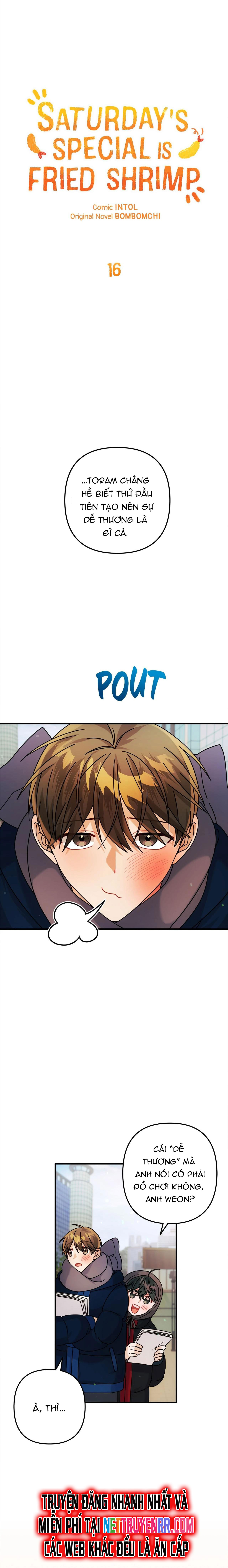 Món Đặc Biệt Thứ Bảy Là Tôm Chiên Chapter 16 - Trang 2