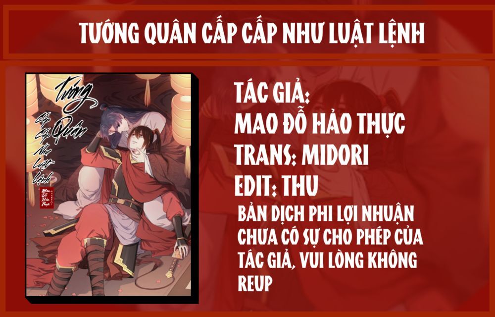 Tướng Quân Cấp Cấp Như Luật Lệnh Chapter 7 - Trang 2