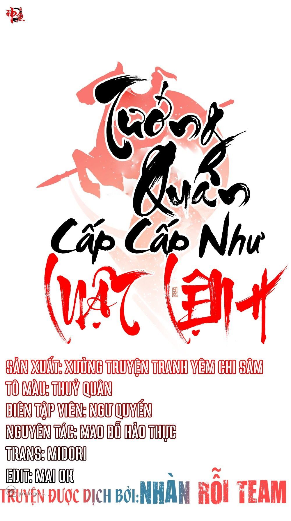Tướng Quân Cấp Cấp Như Luật Lệnh Chapter 7 - Trang 2