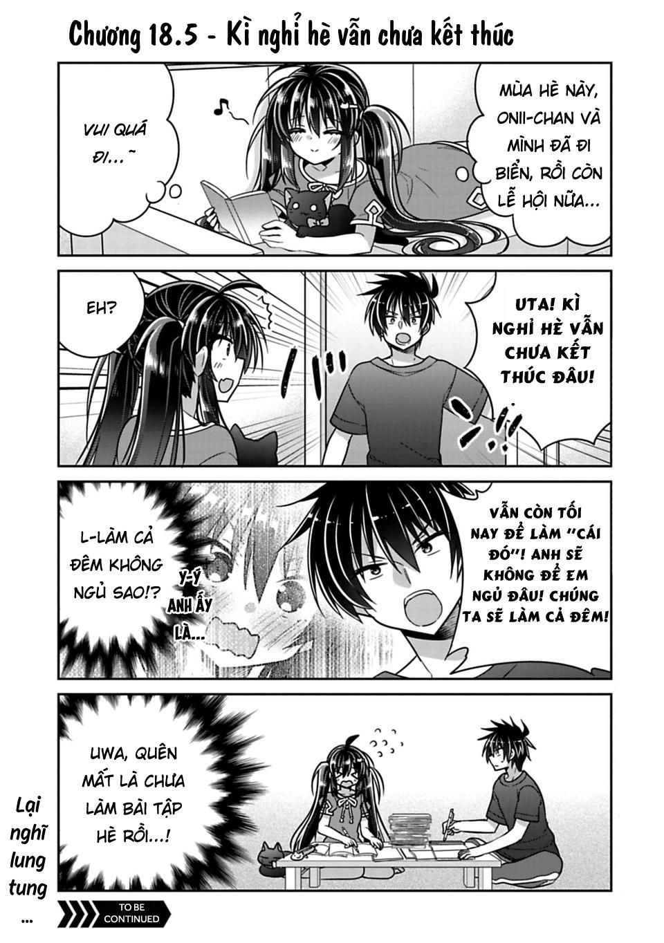 Siscon Ani To Brocon Imouto Ga Shoujiki Ni Nattara Chapter 18.5 - Trang 2