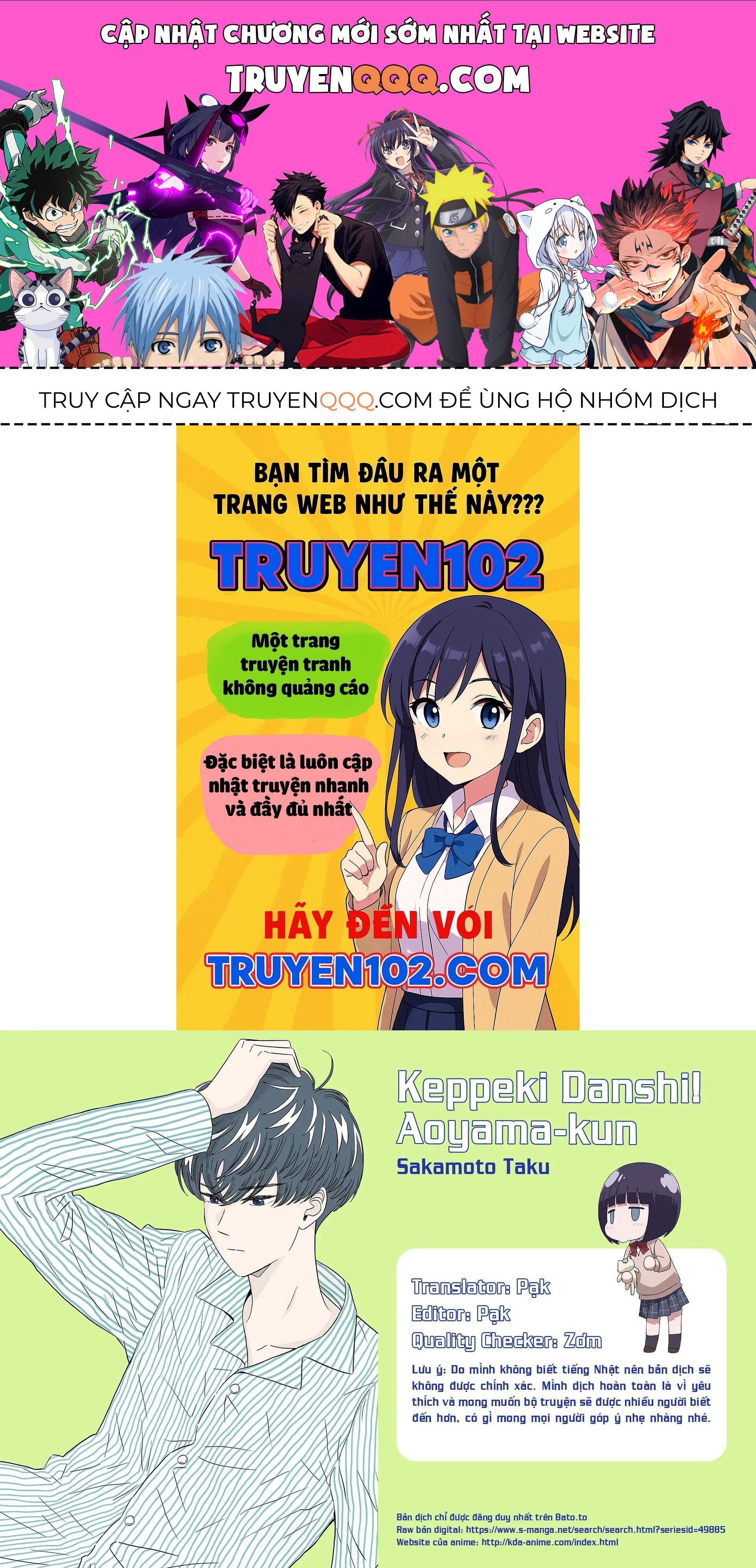 Chàng Trai Sạch Sẽ! Aoyama-Kun Chapter 62 - Trang 2