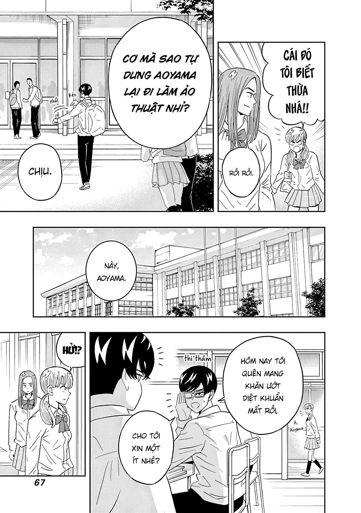 Chàng Trai Sạch Sẽ! Aoyama-Kun Chapter 62 - Trang 2