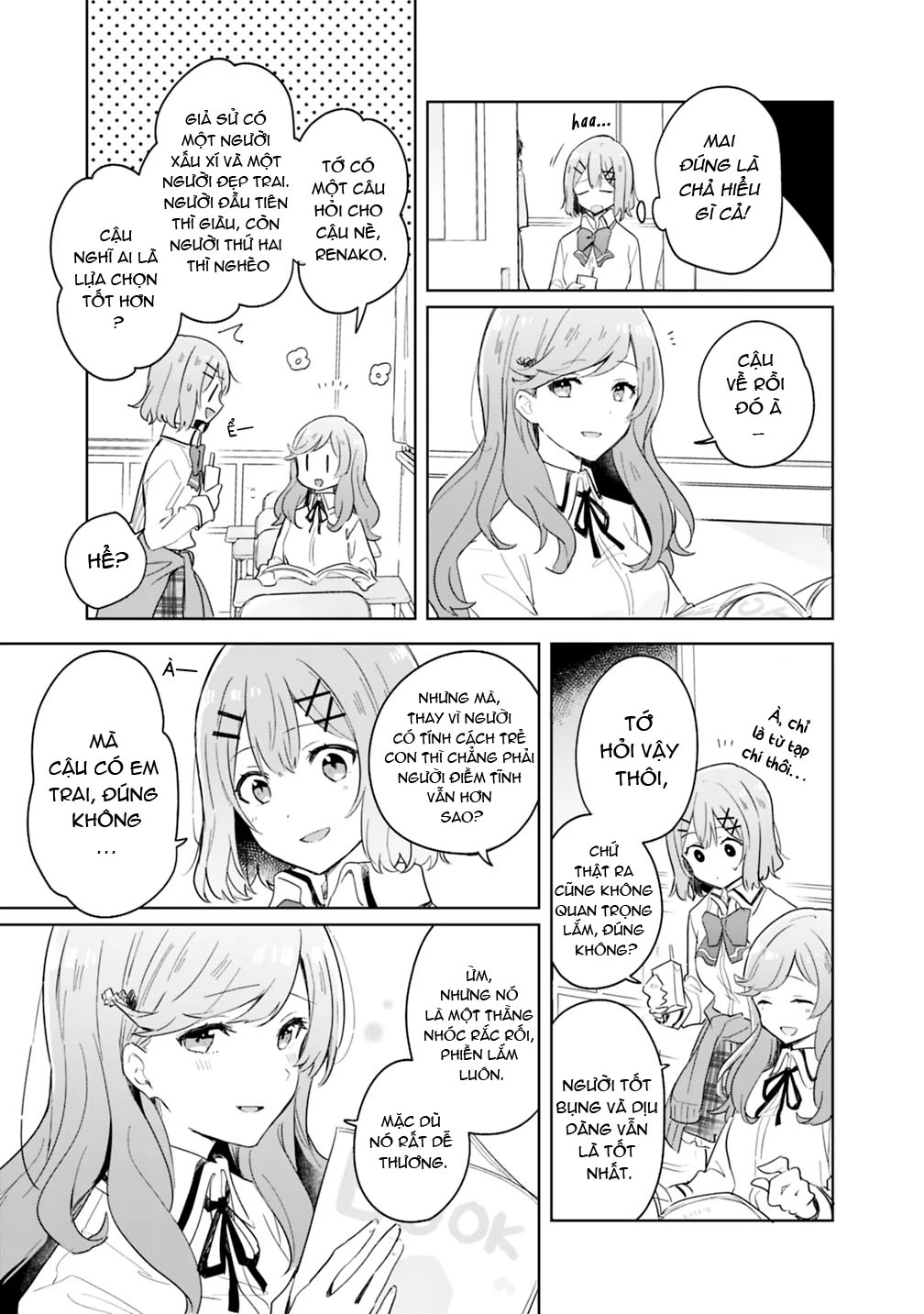 Tôi mà làm người yêu của các người á? Không thể nào!? (Hoặc là có!?) Chapter 3 - Trang 2