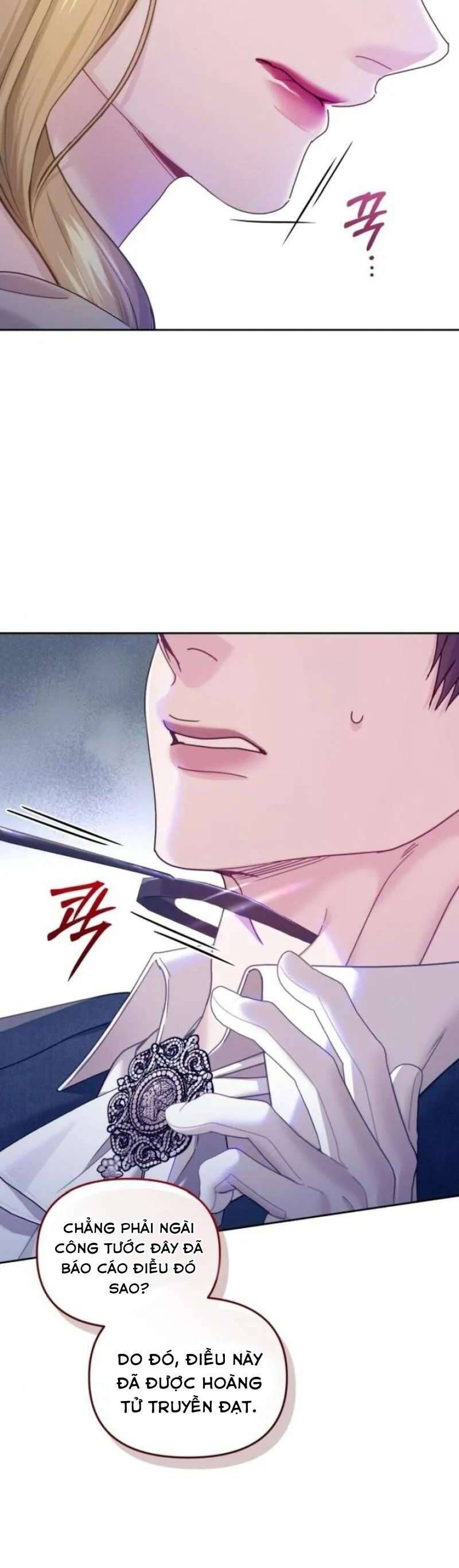 Tuy Là Hoàng Hậu Thay Thế Nhưng Tôi Lại Đánh Mất Đêm Đầu Tiên Chapter 24 - Trang 2