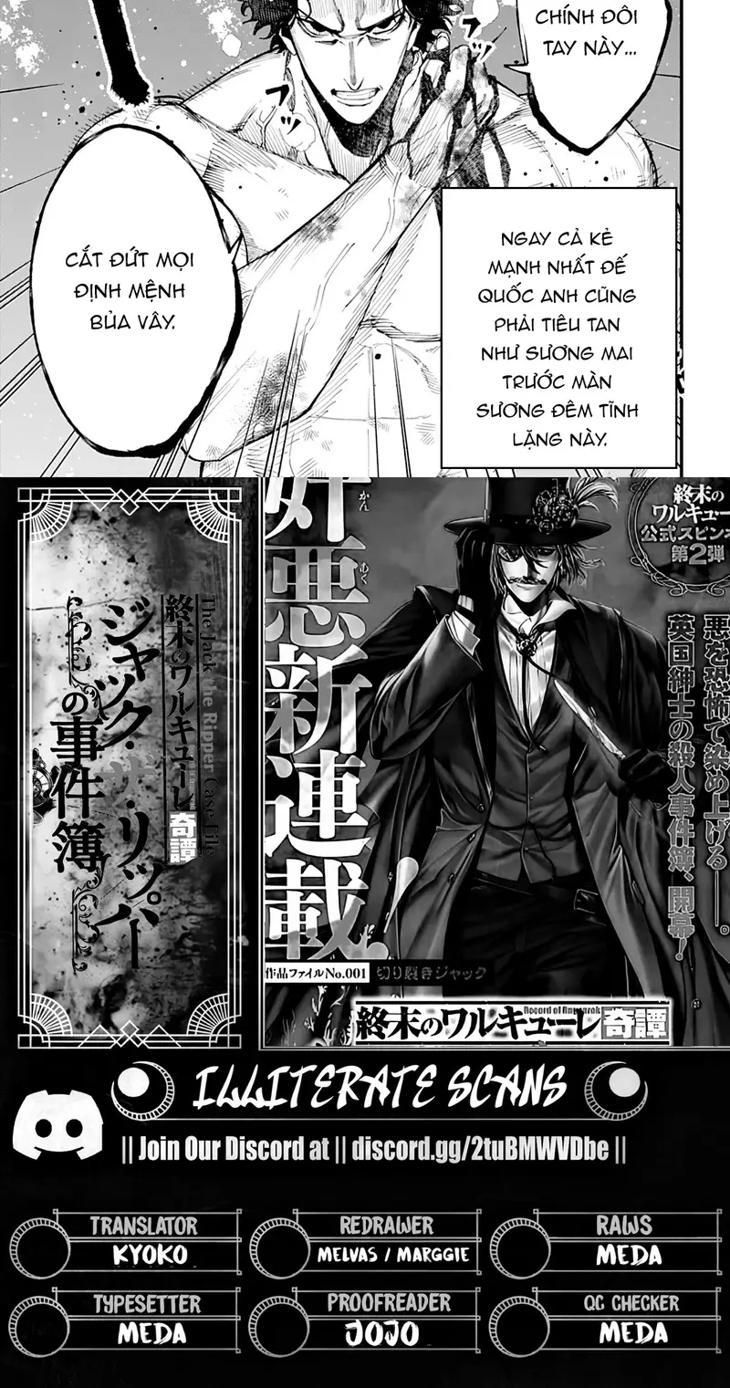 Ngoại Truyện Shuumatsu No Valkyrie – Hồ Sơ Vụ Án Jack Đồ Tể Chapter 53 - Trang 2