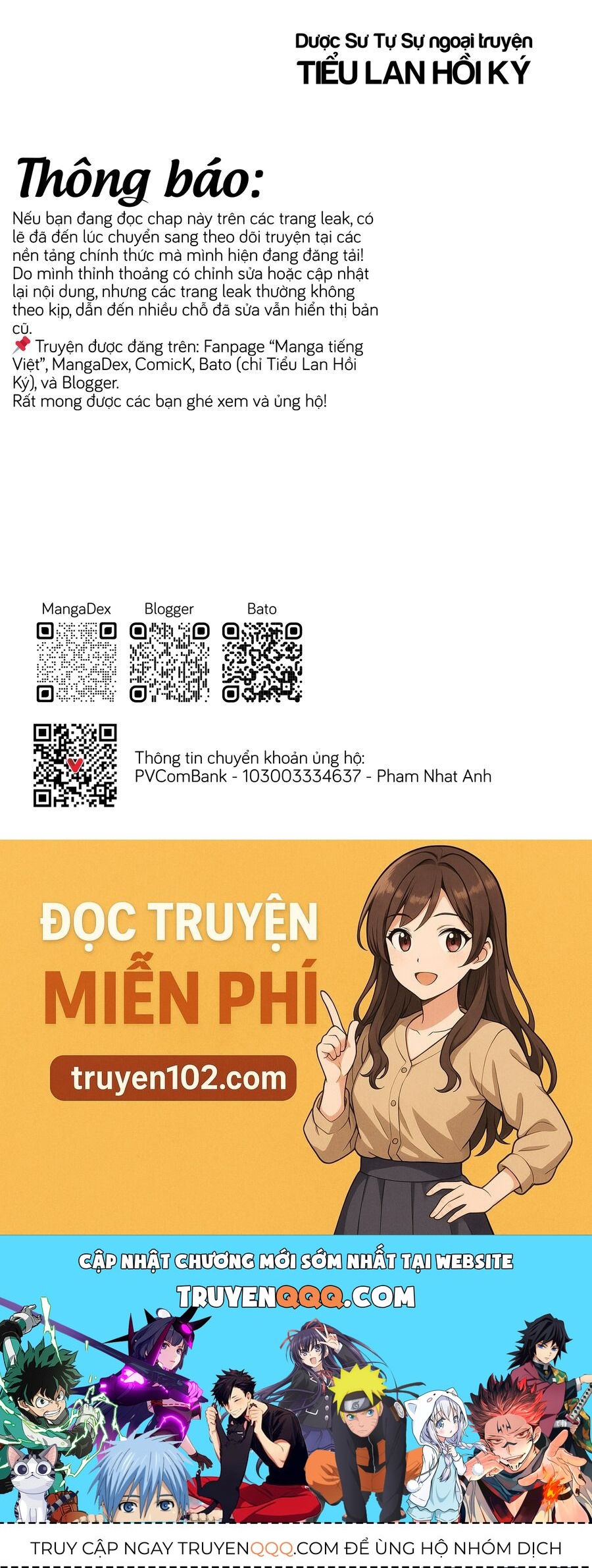 Dược Sư Tự Sự Ngoại Truyện: Tiểu Lan Hồi Ký Chapter 5 - Trang 2