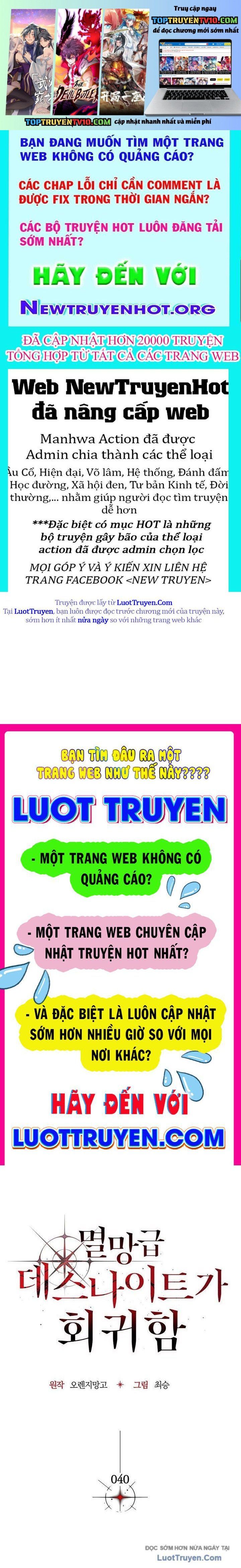 Kỵ Sĩ Tử Thần Cấp Diệt Vong Đã Hồi Quy Chapter 40 - Trang 2