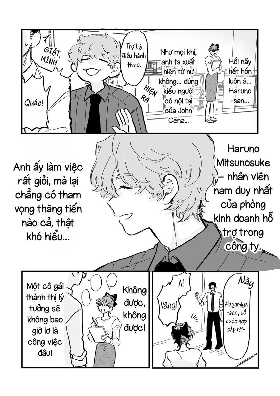 Một Cô Nàng Giả Nai Dễ Thương Trở Nên Bối Rối, Ngại Ngùng Vì Một Anh Chàng Hiền Lành, Dịu Dàng Ở Chỗ Làm. Chapter 1 - Trang 2