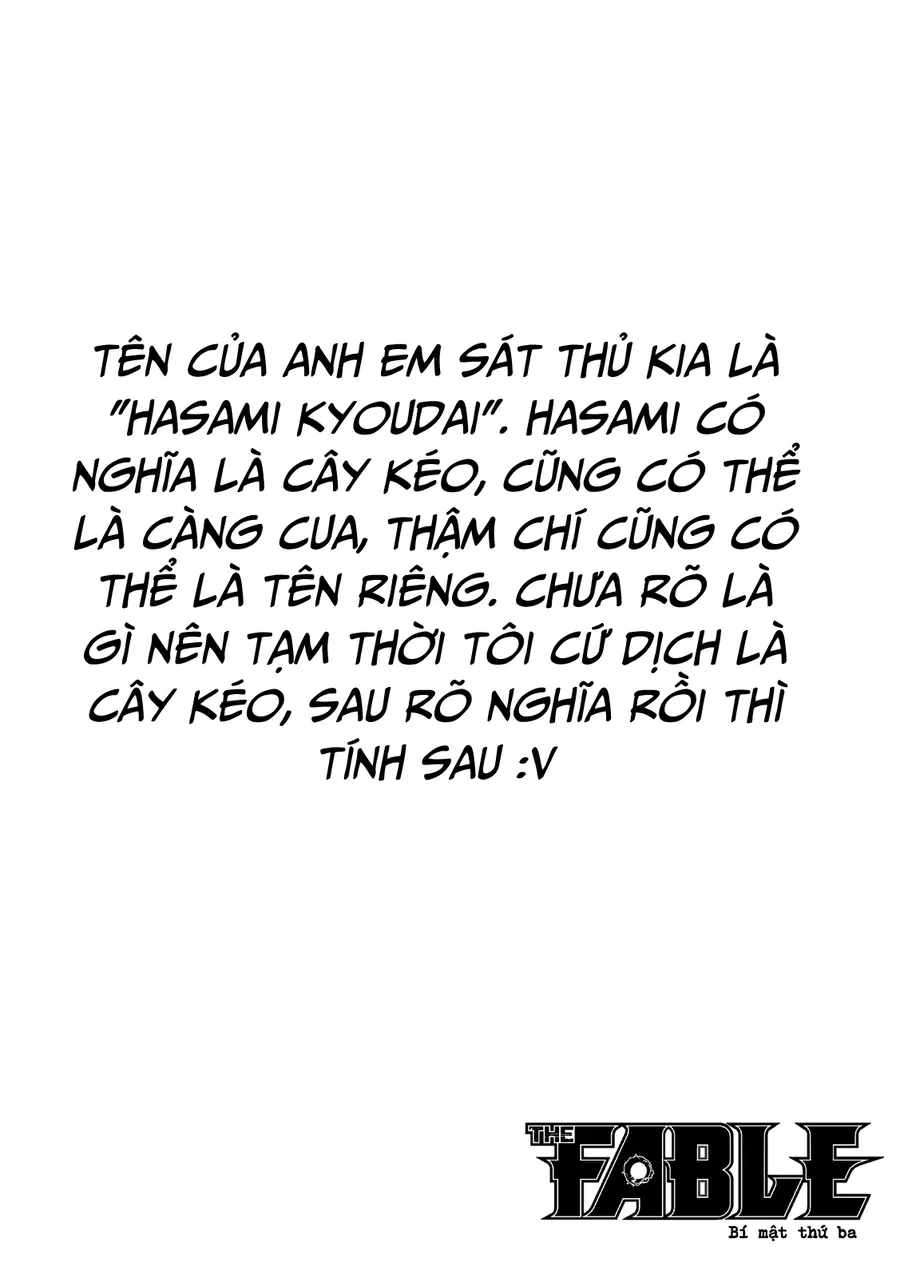 The Fable: Bí Mật Thứ Ba Chapter 24 - Trang 2