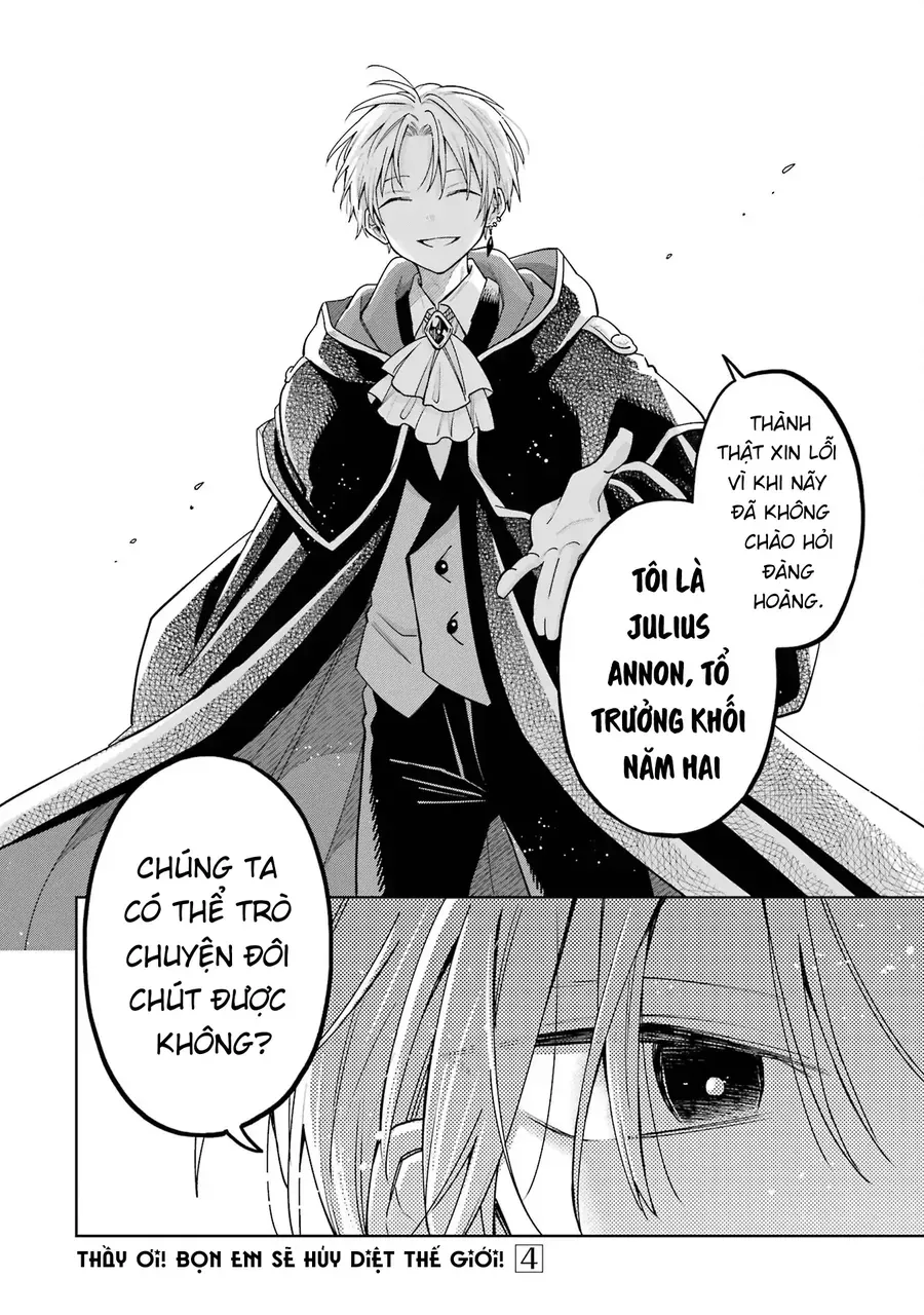 Thầy Ơi! Bọn Em Sẽ Hủy Diệt Thế Giới Chapter 24 - Trang 2