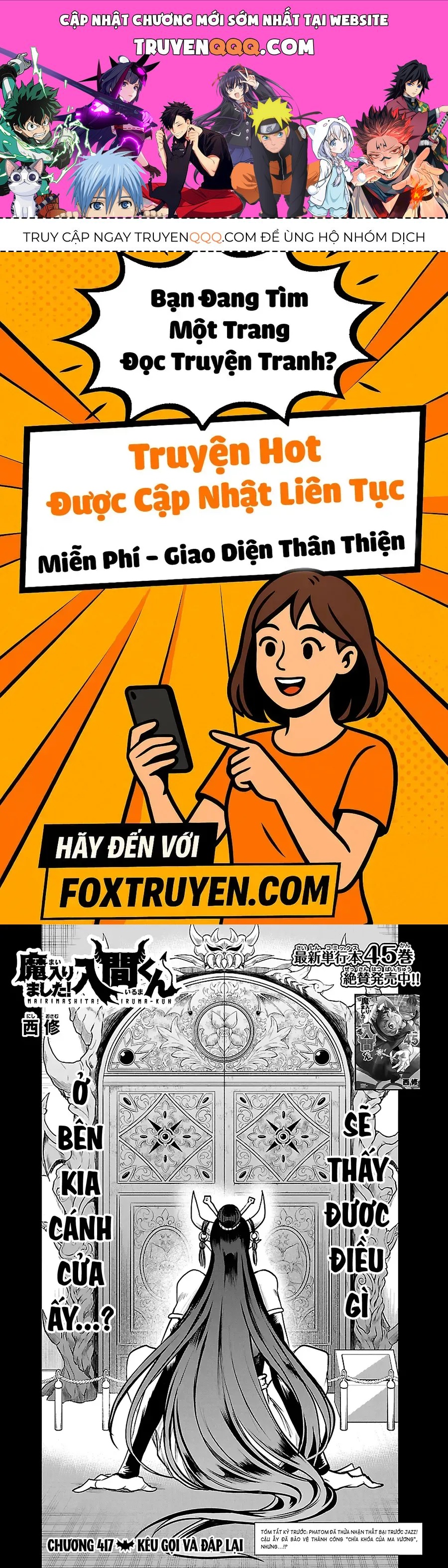 Mairimashita! Iruma-Kun Chapter 417 - Trang 2