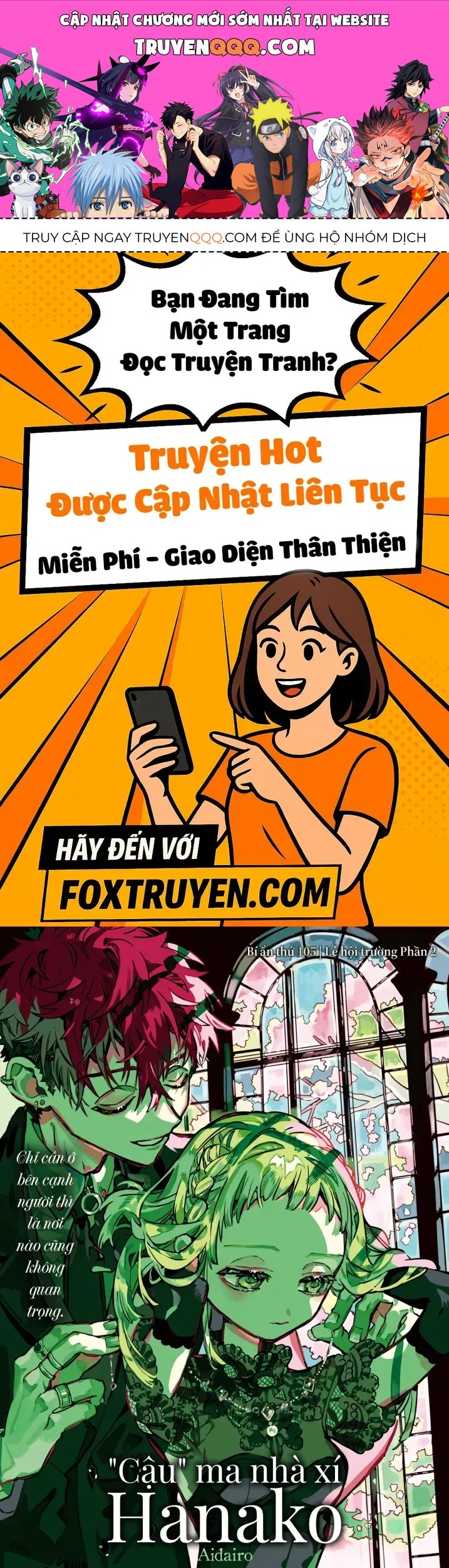 Hanako-Kun Nhà Xí Chapter 105 - Trang 2