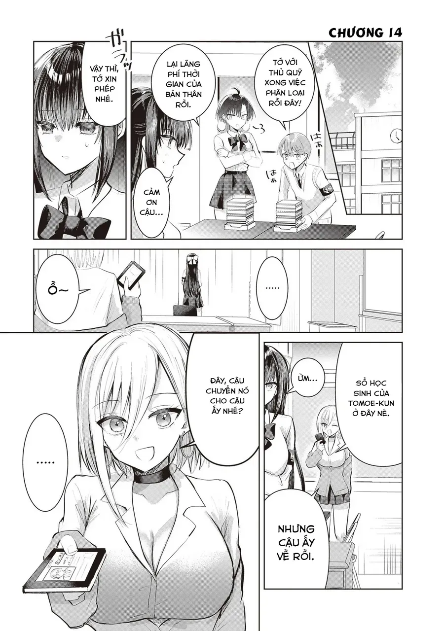 Kotowarenai Kaichou Wa Tomoe-Kun Ni Dake Shite Agetai Chapter 14 - Trang 2