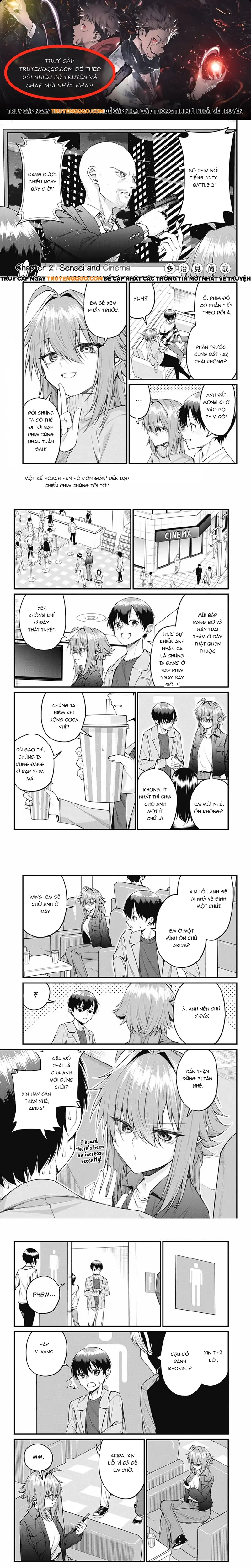 Akanabe-Sensei Chẳng Biết Xấu Hổ Là Gì Chapter 21 - Trang 2