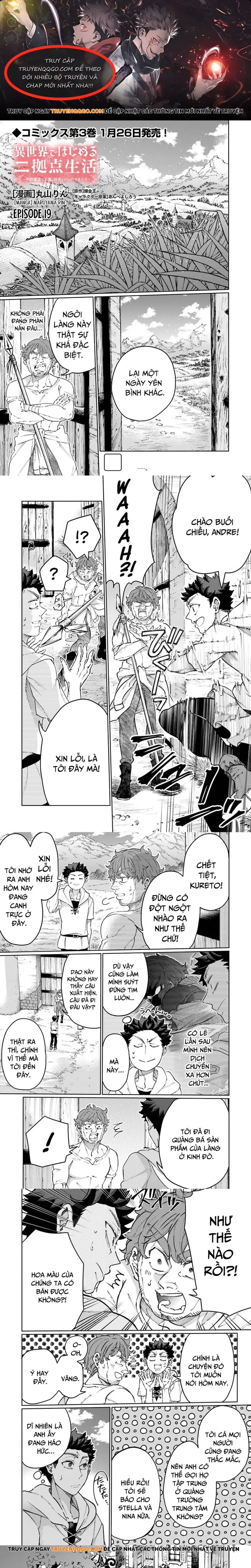 Isekai De Hajimeru Ni Kyoten Seikatsu ~Kuukan Mahou De Outo To Inaka Wo Ittari Kitari~ Chapter 19 - Trang 2