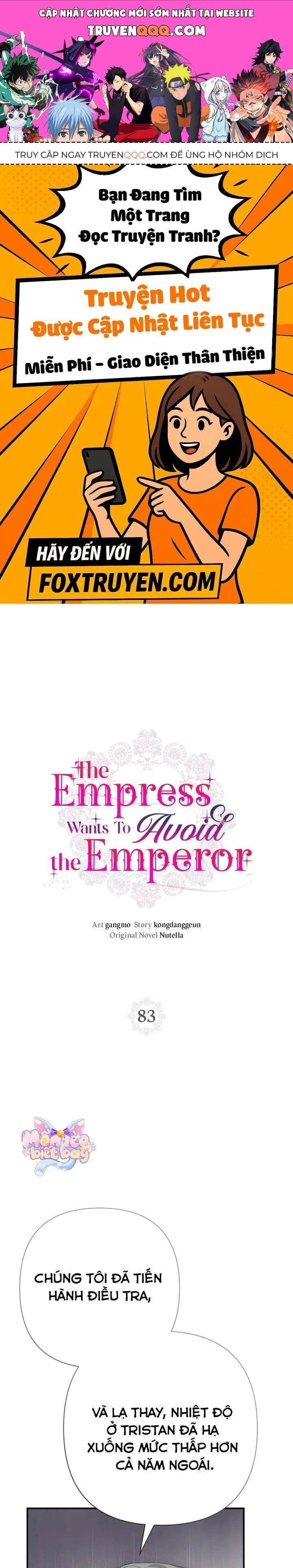 Tuy Là Hoàng Hậu, Nhưng Tôi Muốn Né Hoàng Đế Chapter 83 - Trang 2