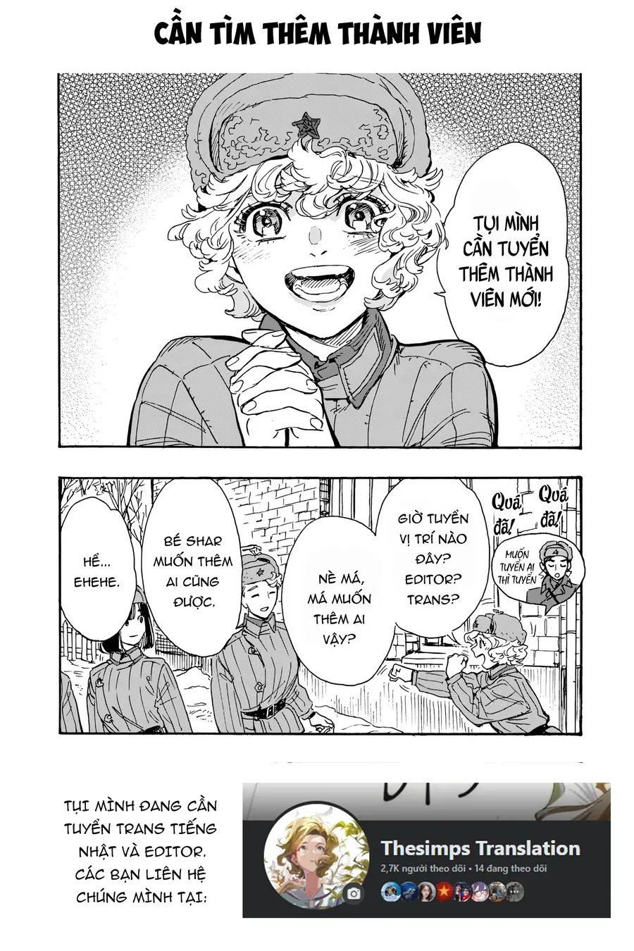 Hỡi Các Chị Em, Nhắm Thẳng Quân Thù Mà Bắn. Chapter 9 - Trang 2