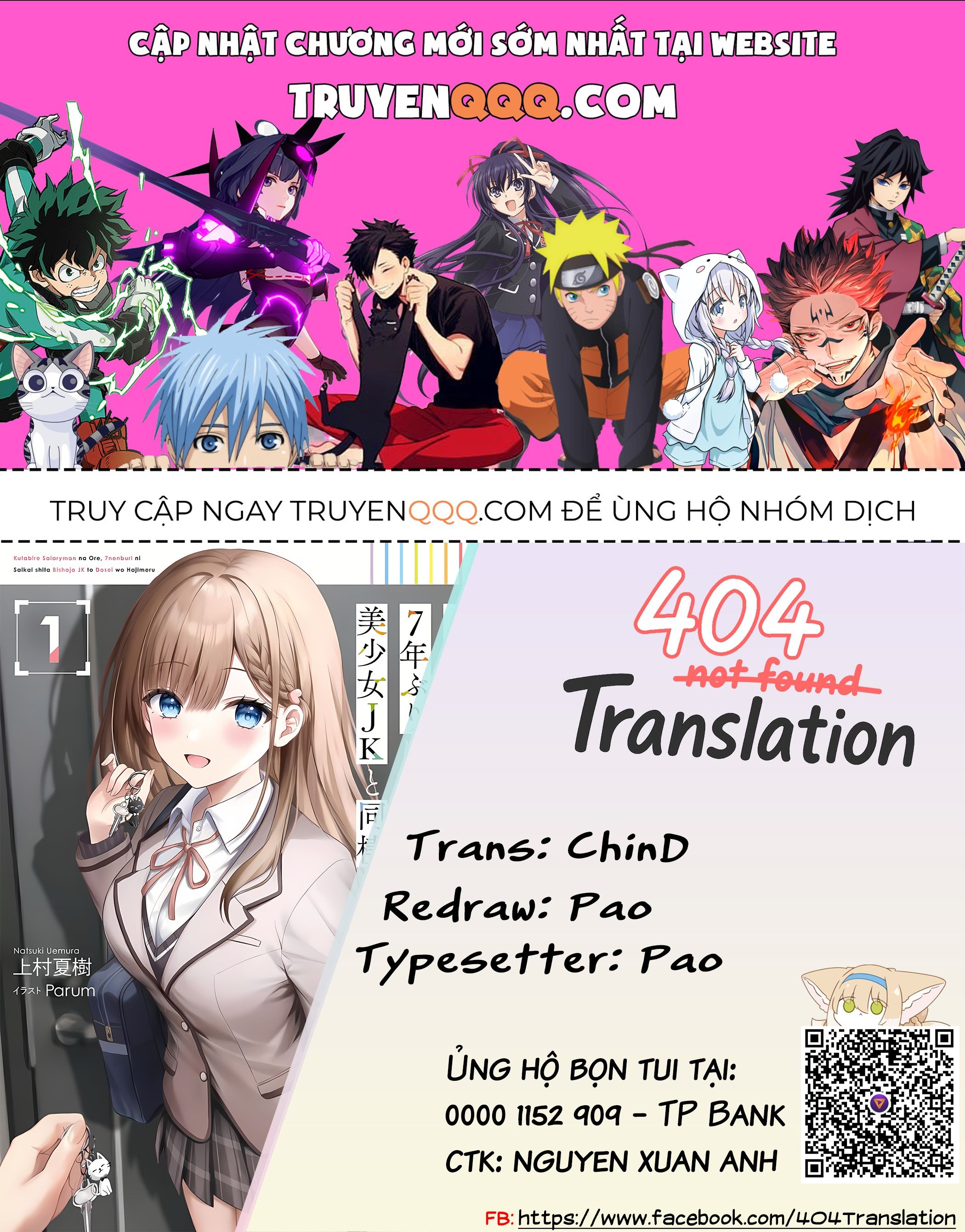 Kutabire Salarymen No Ore, 7Nenburi Ni Saikai Shita Bishoujo Jk To Dosei Wo Hajimaru Chapter 7 - Trang 2