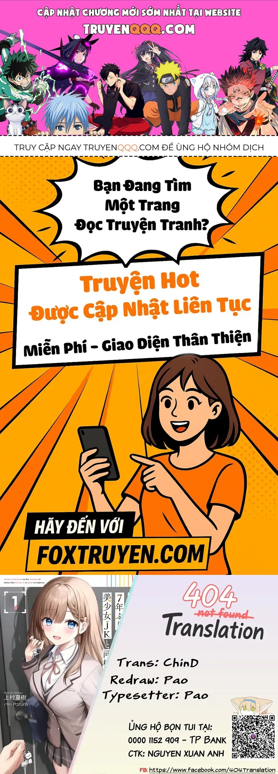 Kutabire Salarymen No Ore, 7Nenburi Ni Saikai Shita Bishoujo Jk To Dosei Wo Hajimaru Chapter 7.5 - Trang 2