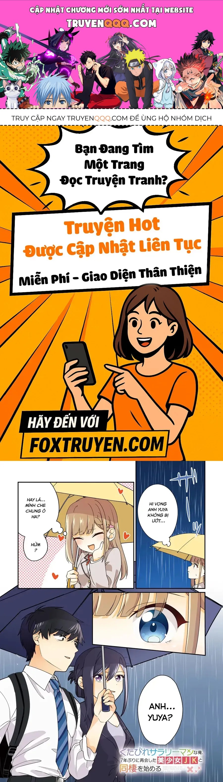 Kutabire Salarymen No Ore, 7Nenburi Ni Saikai Shita Bishoujo Jk To Dosei Wo Hajimaru Chapter 8 - Trang 2