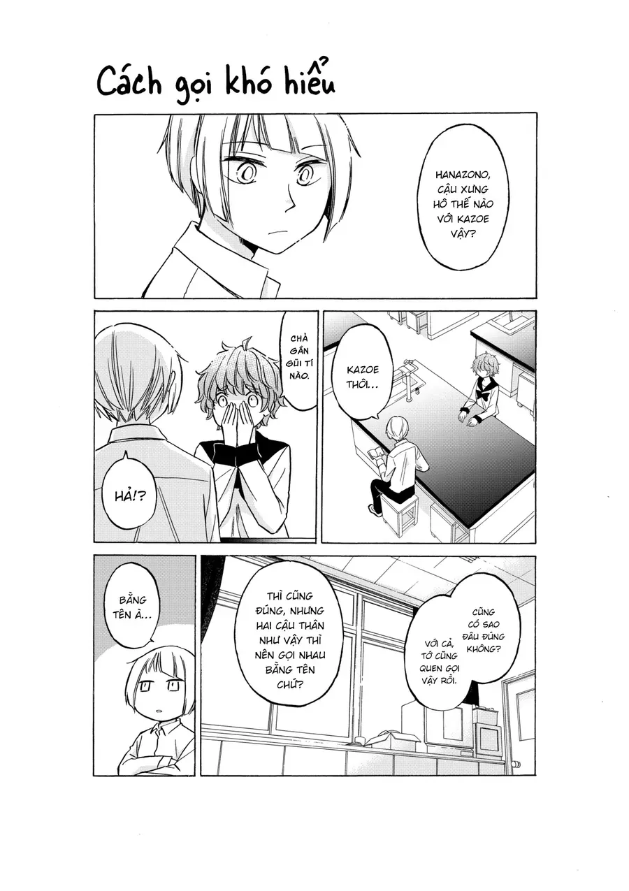Những Cuộc Gặp Gỡ Kỳ Lạ Sau Giờ Học Của Hanazono Và Kazoe Chapter 32 - Trang 2