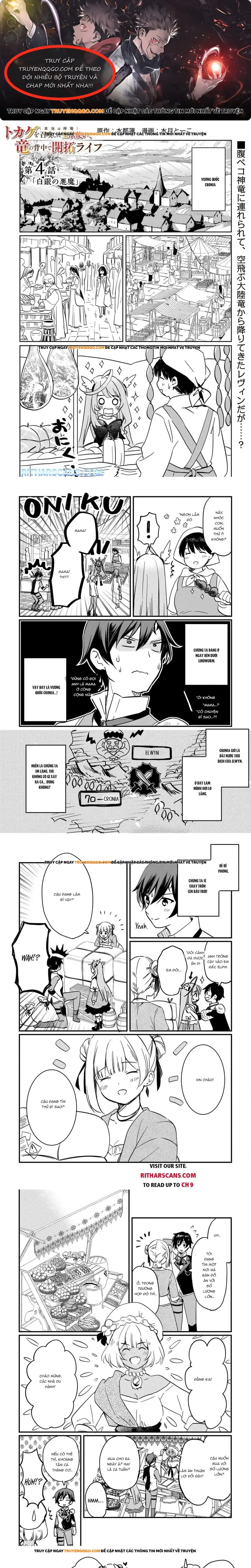 Tokage (Hontou Wa Shinryuu) Wo Shoukan Shita Seijuu Tsukai, Ryuu No Senaka De Kaitaku Life Chapter 4 - Trang 2